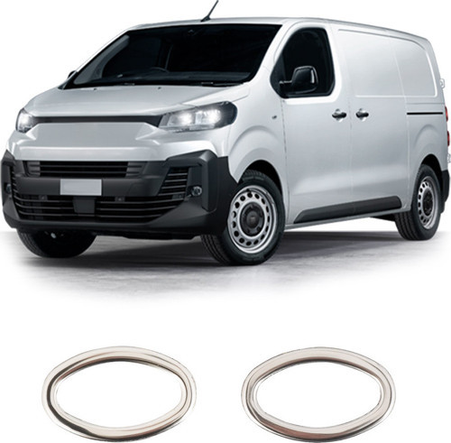 Fiat Scudo Uyumlu 2022 Ve Üzeri Krom Sinyal Çerçevesi 2 Parça Paslanmaz Çelik