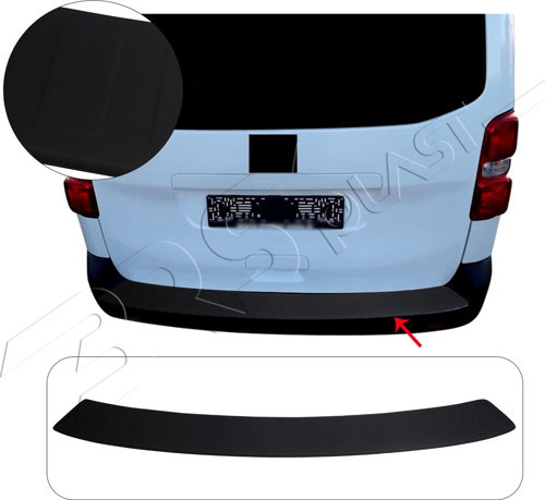 Peugeot Traveller Uyumlu 2016 Ve Üzeri Long Abs Arka Tampon Üstü Koruma