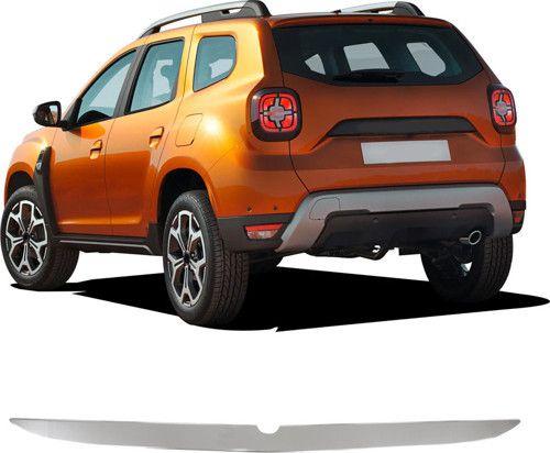 Dacia Duster Uyumlu 2018 Ve Üzeri Krom Arka Cam Alt Çıtası Paslanmaz Çelik