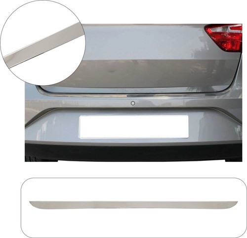 Seat Toledo Uyumlu 2013 ve üzeri Krom Bagaj Alt Çıtası Paslanmaz Çelik