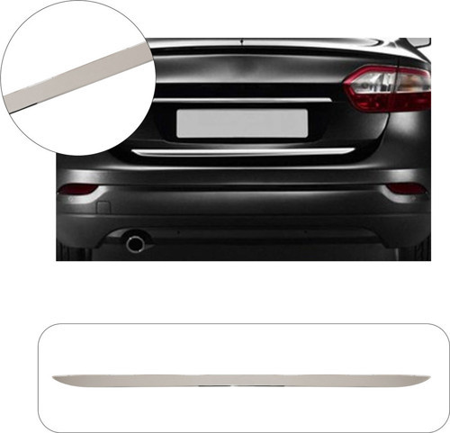 Renault Fluence Uyumlu 2010-2016 Krom Bagaj Alt Çıtası Paslanmaz Çelik