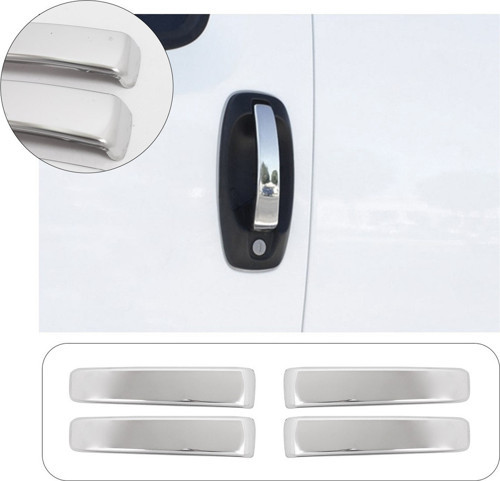 Fiat Doblo Uyumlu 2010-2021 Krom Kapı Kolu 4 Kapı Paslanmaz Çelik