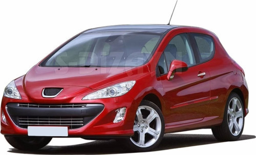Peugeot 308 Uyumlu 2007-2013 Krom Kapı Kolu 2 Kapı Paslanmaz Çelik