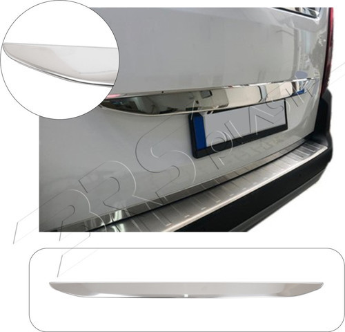 Citroen Berlingo Uyumlu 2019 Ve Üzeri Krom Bagaj Çıtası Paslanmaz Çelik