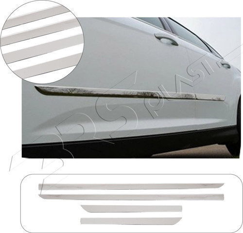 Citroen C5 2 Uyumlu 2008 ve Üzeri Krom Yan Kapı Çıtası 4 Parça Paslanmaz Çelik