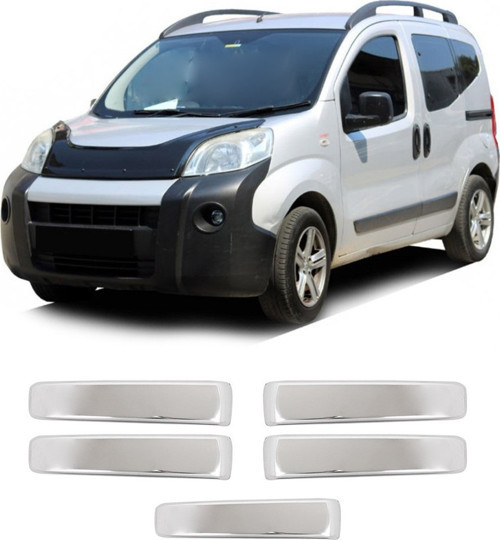 Citroen Nemo Uyumlu 2007-2016 Krom Kapı Kolu 5 Kapı Paslanmaz Çelik