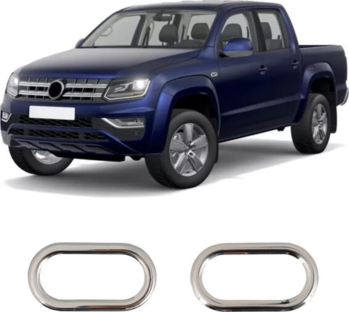 Volkswagen Amarok Uyumlu 2010-2021 Krom Sinyal Çerçevesi 2 Parça Paslanmaz Çelik