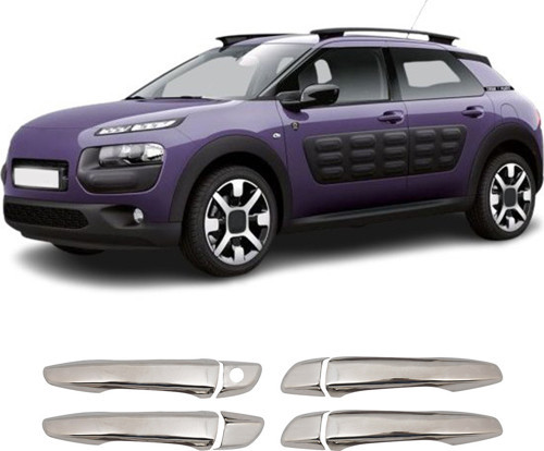 Citroen C4 Cactus Uyumlu 2016 Ve Üzeri Krom Kapı Kolu 4 Kapı Paslanmaz Çelik