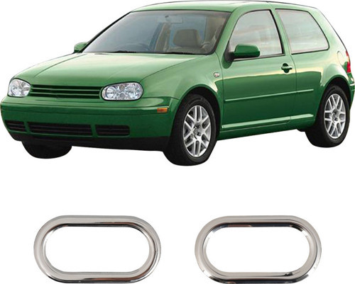 Volkswagen Golf 4 Uyumlu 1998-2004 Krom Sinyal Çerçevesi 2 Parça Paslanmaz Çelik