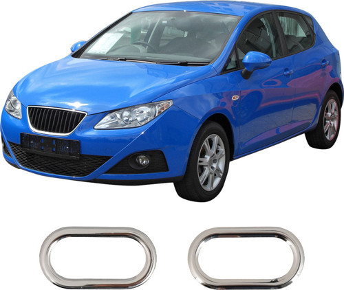 Seat İbiza 4 Uyumlu 2009 Ve Üzeri Krom Sinyal Çerçevesi 2 Parça Paslanmaz Çelik