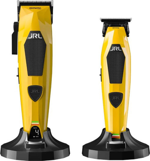 JRL Diamante Collection Profesyonel Saç Kesim ve Çizim 8200 RPM Tıraş Makinesi Seti Sarı