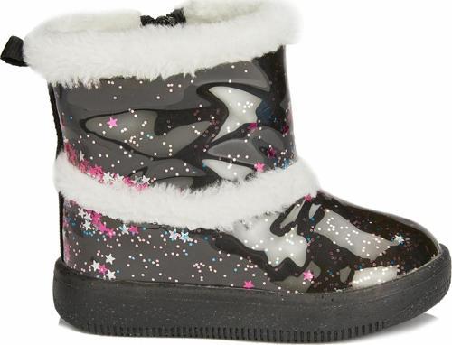 Comet Fermuarlı Işıklı Kız Çocuk Çizme Bot 220.20K.108 Siyah