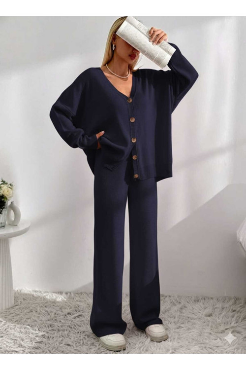 Basic Hırka Pantolon Alt-Üst Takım