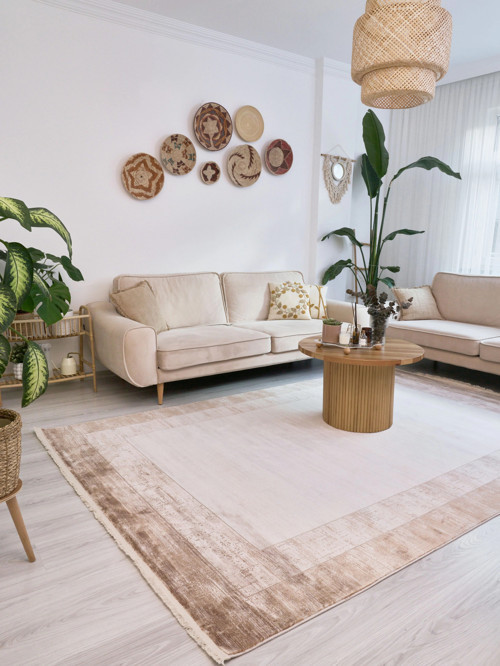 Serenity 7812 Vizon Modern Salon Halısı