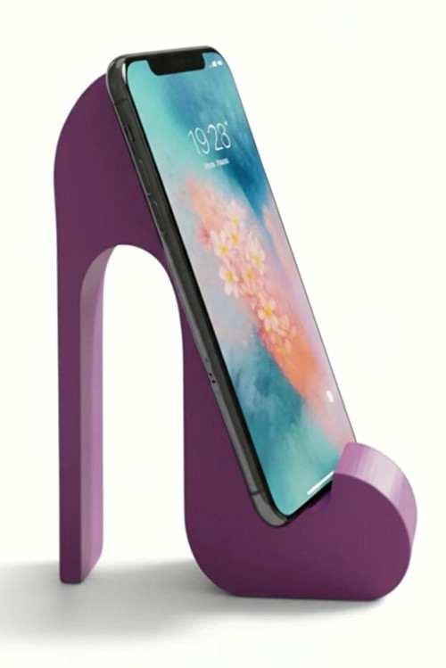 Topuklu Ayakkabı Masa Üstü Cep Telefonu Tablet Tutucu Tutacağı Standı US-T002