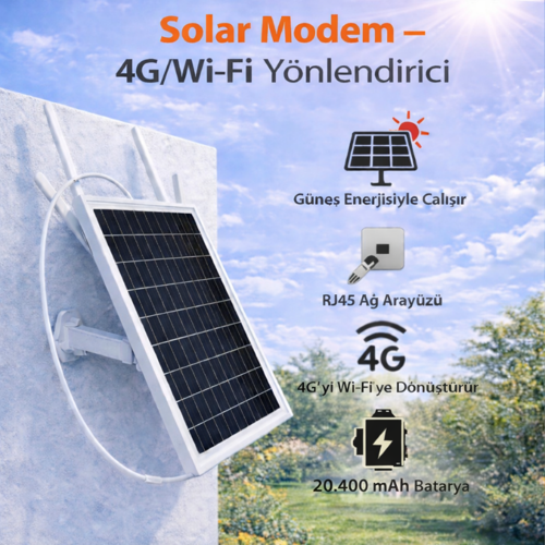 APX-SR415 Wireless 4G Solar Modem 15w 10/12 Kullanıcı