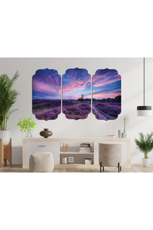 Gün Batımı Sunset Mdf Tablo 1412 (model D)