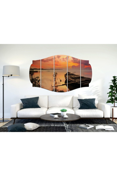 Gün Batımı Sunset Mdf Tablo 1428 (model C)
