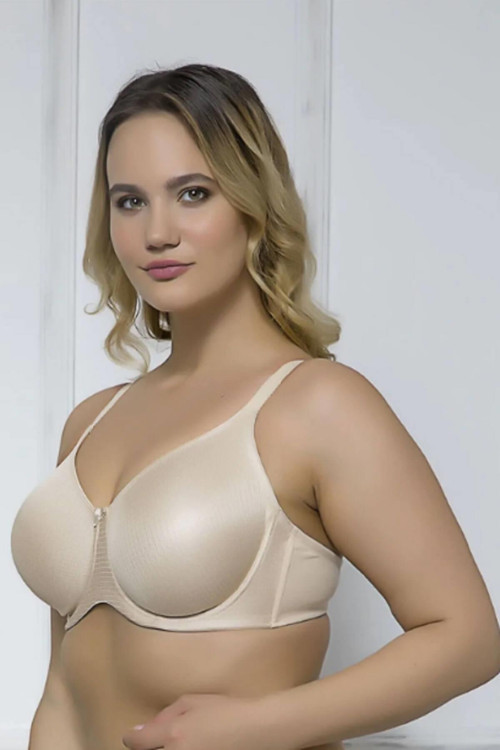 2165 Pamuk ( Cotton ) Minimizer Toparlayıcı Balenli Sütyen