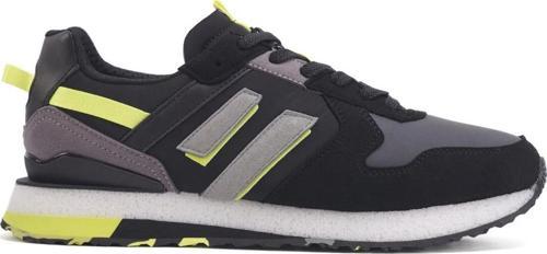 Ward Wt Bağcıklı Erkek Spor Ayakkabı Siyah - Lime