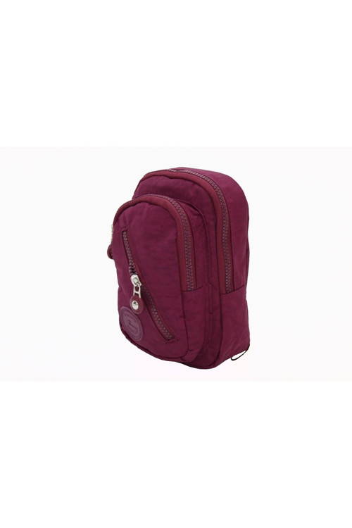 Escpe 3502 Krinkle Tek Omuz Askılı Göğüs Çantası, Çapraz Body Bag