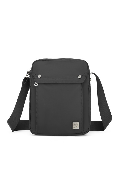 Smart Dikey Model Su Geçirmez Ayarlanabilir Uzun Askılı Erkek Günlük Omuz Çantası Siyah