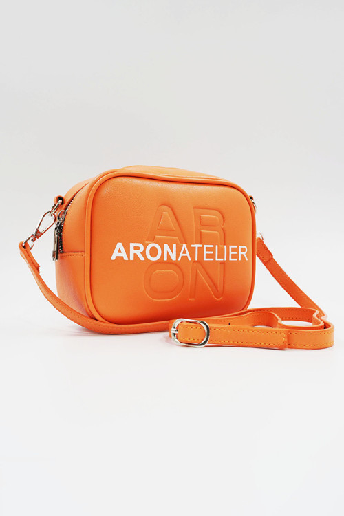 Küçük Boy Crossbody Çapraz Askılı Kadın Omuz Çantası Turuncu