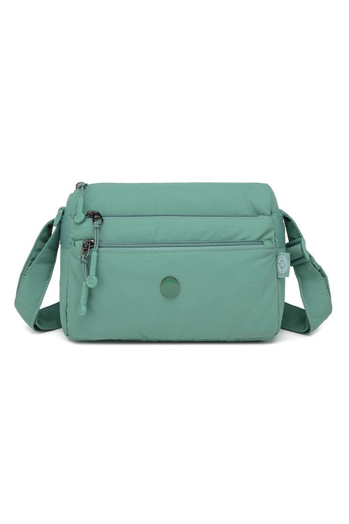 Smart Bags Mint Kadın Omuz Çantası Hafif Kumaş Çok Cepli Çapraz Uzun Askılı