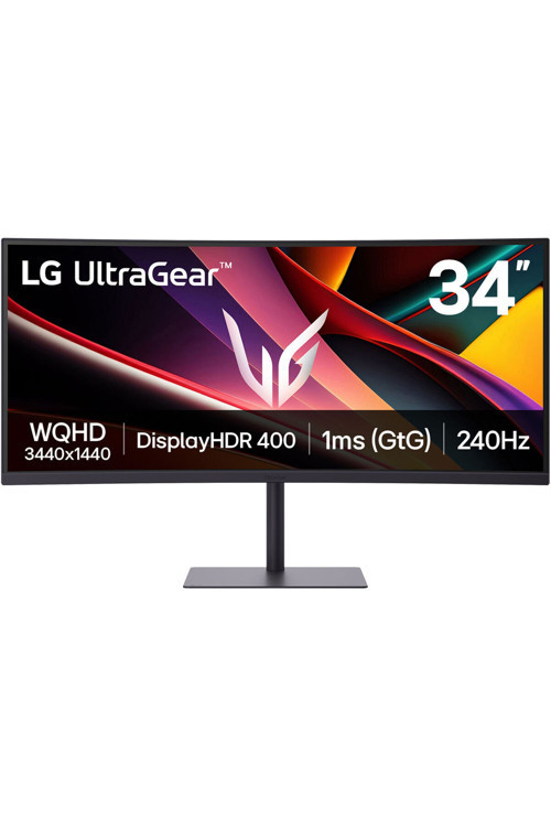 UltraGear G6 34G630A-B 34" 1ms (GtG) 240Hz (HDMI+Display+Type-C) Curved WQHD 3440x1440 Oyun Monitörü