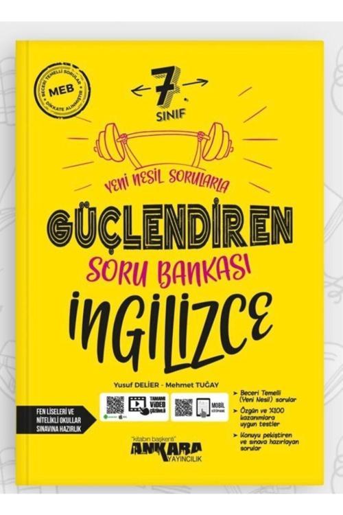 Ankara Yayıncılık 7. Sınıf Güçlendiren İngilizce Soru Bankası