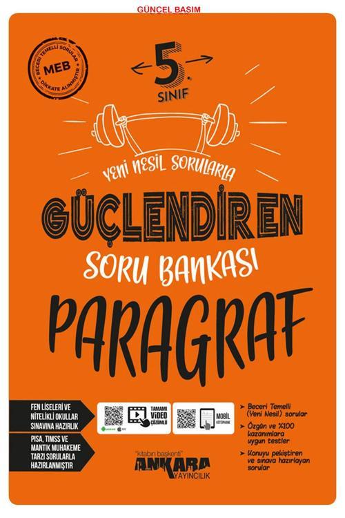 5.Sınıf Paragraf Yeni Nesil Sorularla Güçlendiren Soru Bankası Yeni Müfredat