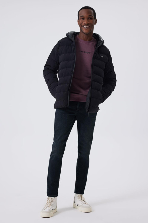 Bors Erkek Şişme Mont Siyah