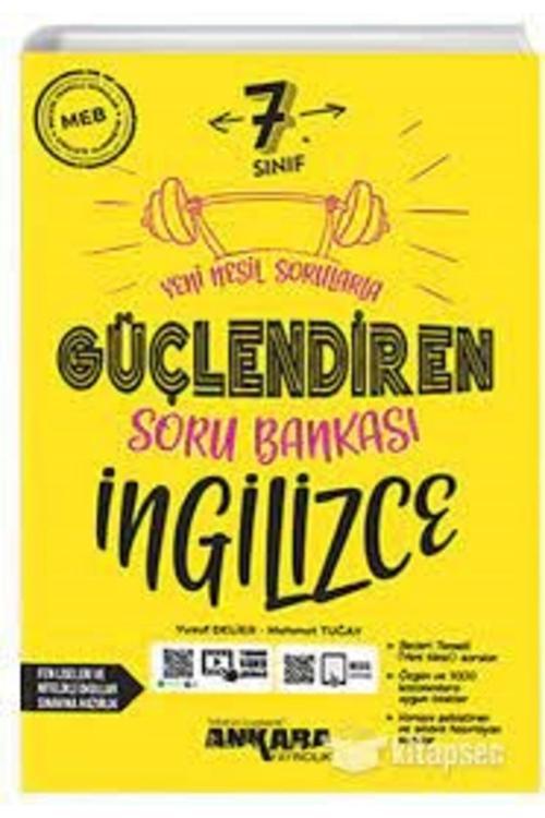 7. Sınıf Güçlendiren İngilizce Soru Bankası Ankara Yayıncılık