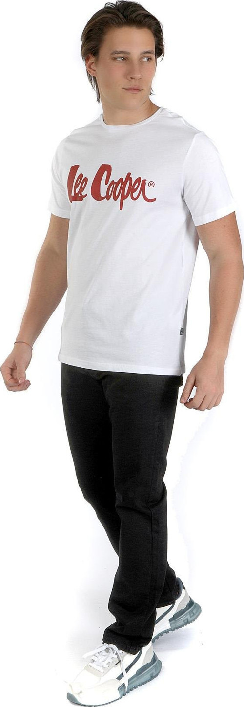 Londonlogo Erkek %100 Pamuk O Yaka T-Shirt Beyaz-K