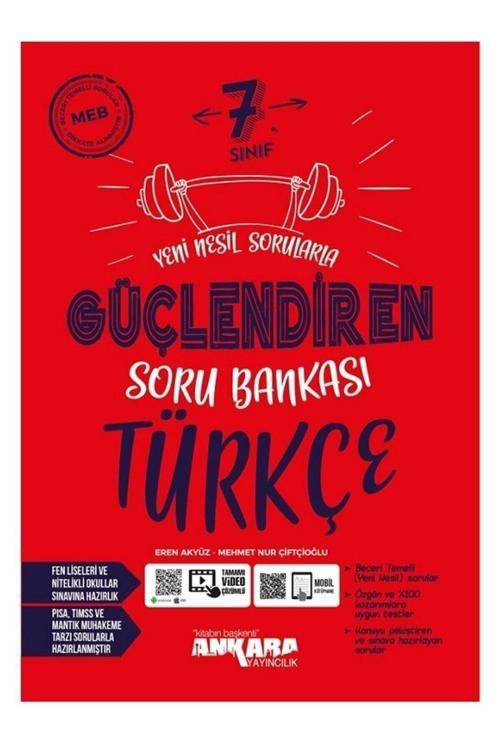 7. Sınıf Türkçe Güçlendiren Soru Bankası Ankara Yayıncıık
