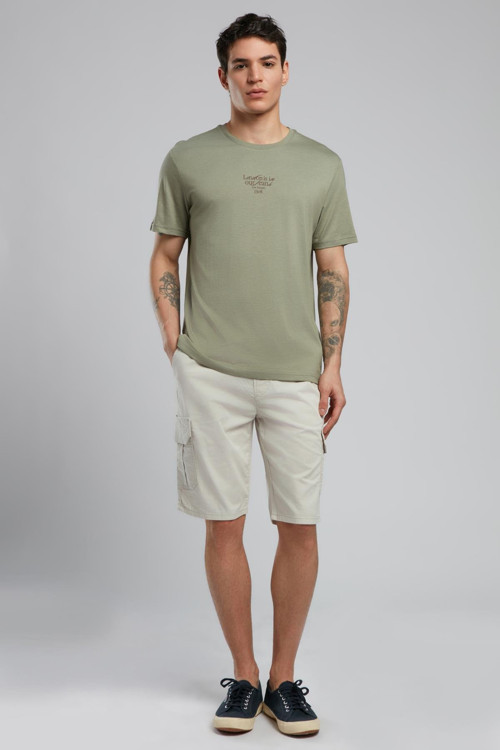 Paola Erkek O Yaka T-Shirt Haki