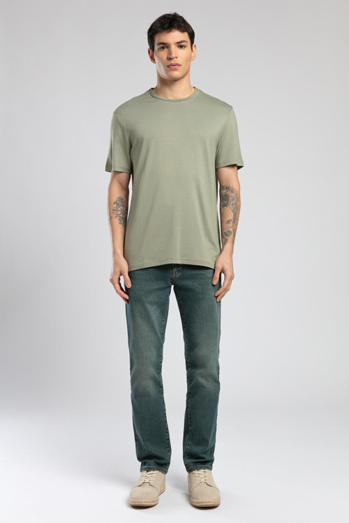 Gael Erkek O Yaka T-Shirt Haki