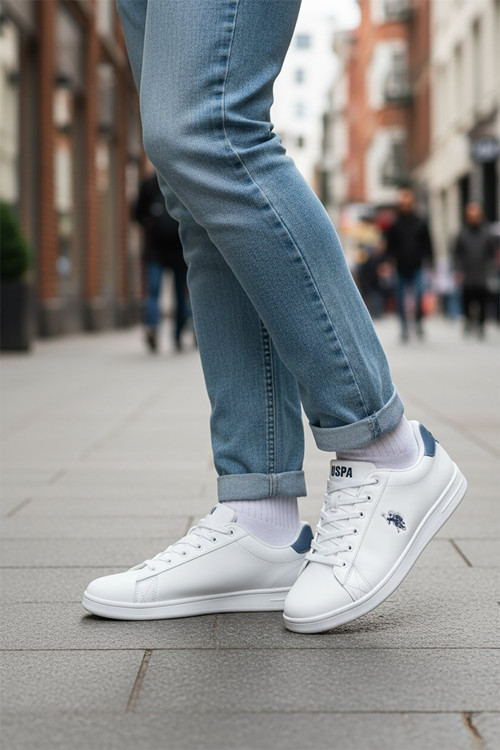 102156924 6M Costa 6FX Erkek Klasik Sneaker Beyaz - Mavi