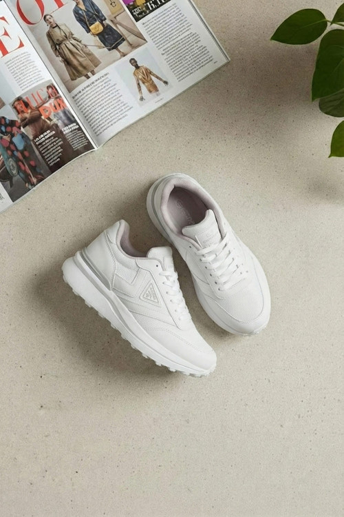 Elit YSCPX6081 Kadın Klasik Sneaker Beyaz