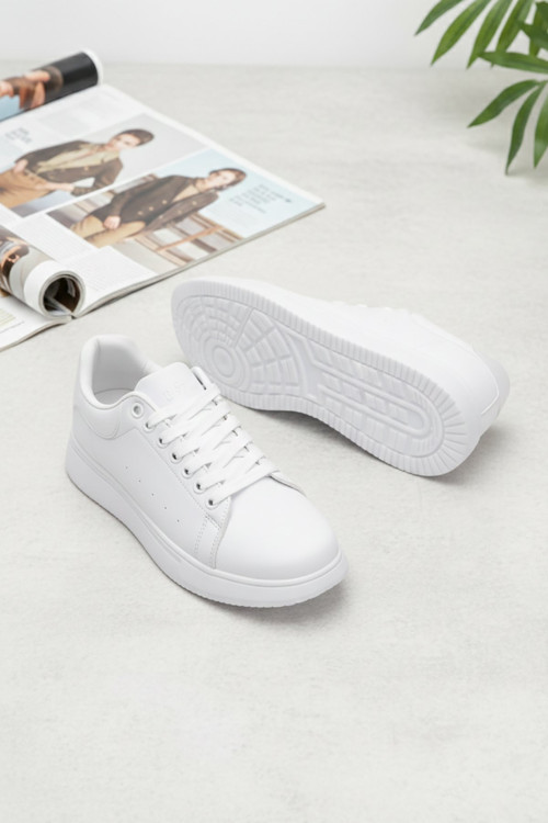 2044 Erkek Klasik Sneaker Beyaz