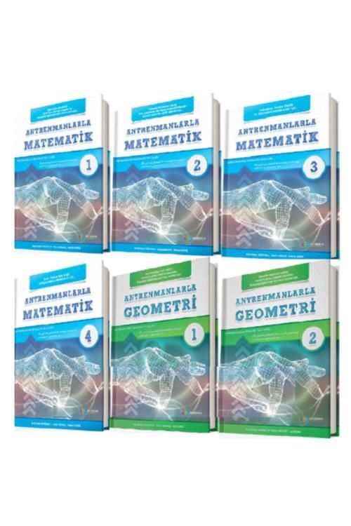 Antrenmanlarla Matematik 1-2-3-4 Geometri 1-2 Set 6 Kitap