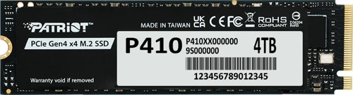 P410 500GB 5000/2300MB/s PCIe Gen4 x4 NVMe 1.4 M.2 SSD Disk
