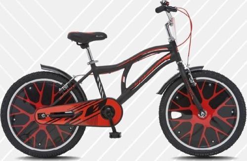 Badboy 20 Jant Vitessiz V Fren Çocuk Bisikleti  Aksesuarlı Siyah Kırmızı