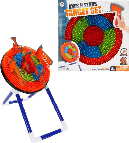 11912 Sun-Aoj-Dart Target Set Axes N Stars Ayaklı