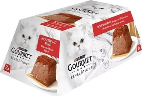 Gourmet Revelations Sığır Etli Yetişkin Konserve Kedi Maması 1 Adet 2X57 Gr