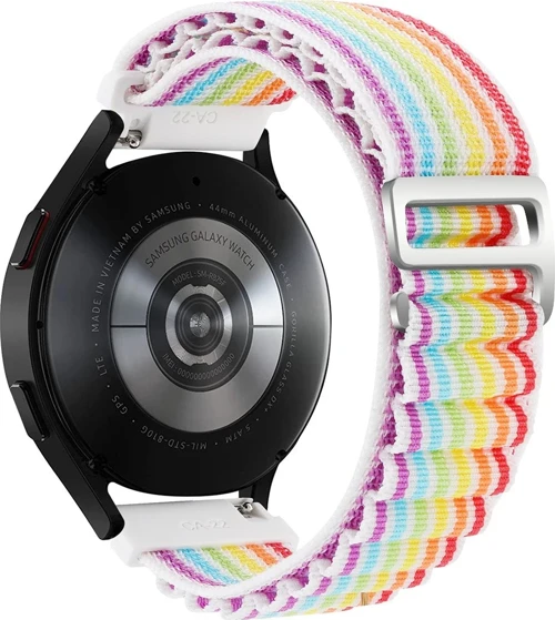 Watch 20Mm Kr410 Kumaş Kordon - Gökkuşağı