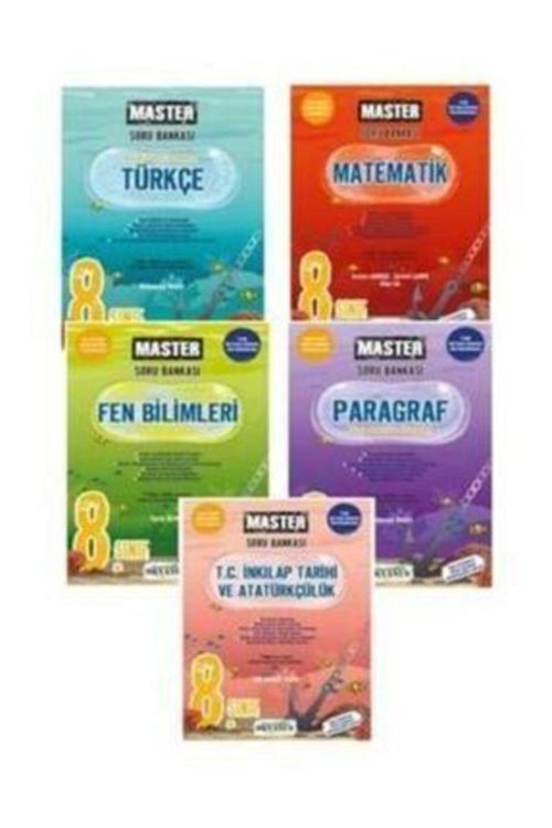 8. Sınıf Lgs Master Tüm Dersler Soru Bankası Seti 5 Kitap 2023-2024