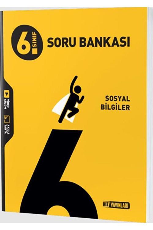 6. Sınıf Sosyal Bilgiler Soru Bankası / Kolektif / Hız Yayınları / 9786258394542