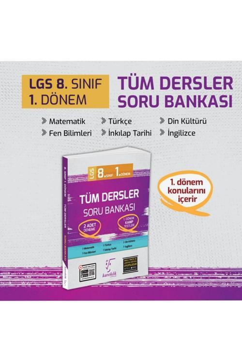8.sınıf 1.dönem Tüm Dersler Soru Bankası