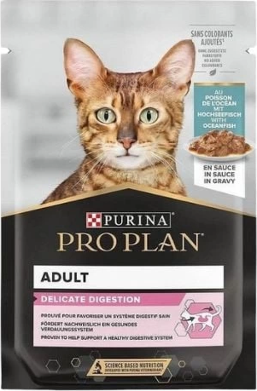Pro Plan Okyanus Balıklı Pouch Yetişkin Konserve Kedi Maması 1 Adet 85 Gr